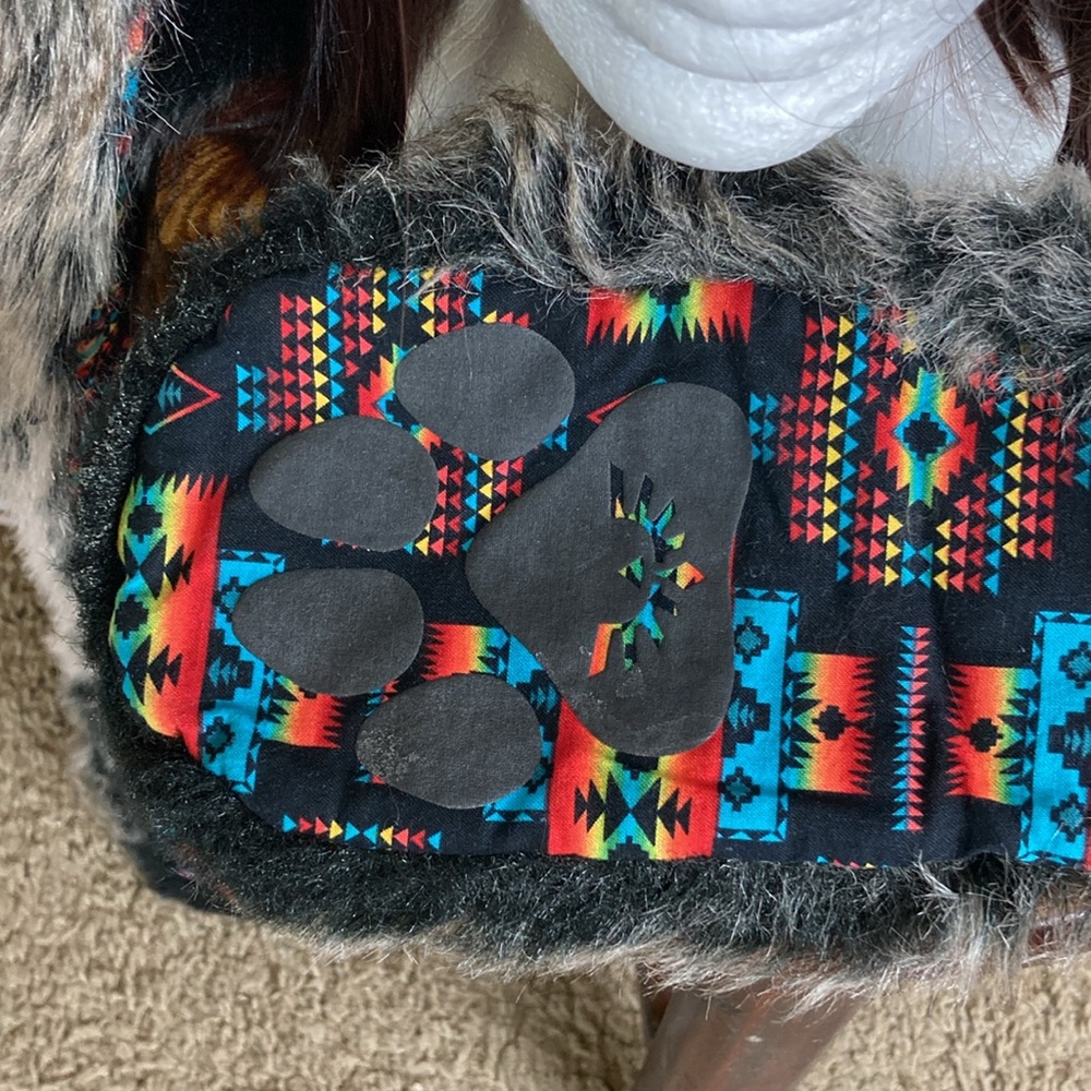 Spirithoods Collectors Ikat Grey Wolf Tribal Patt… - image 8